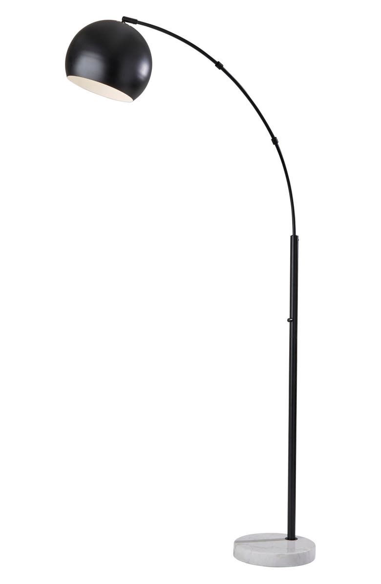 ADESSO LIGHTING Astoria Arc Floor Lamp, Main, color, Black