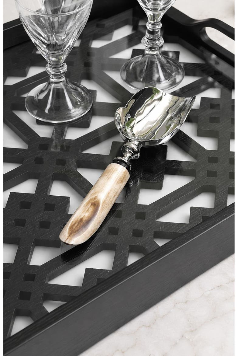 Caribbean Chic Ice Cream Scoop, Alternate, color, NICKEL PLATED