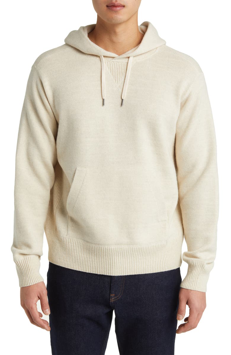 BUCK MASON Wool & Cashmere Sweater Hoodie, Main, color,