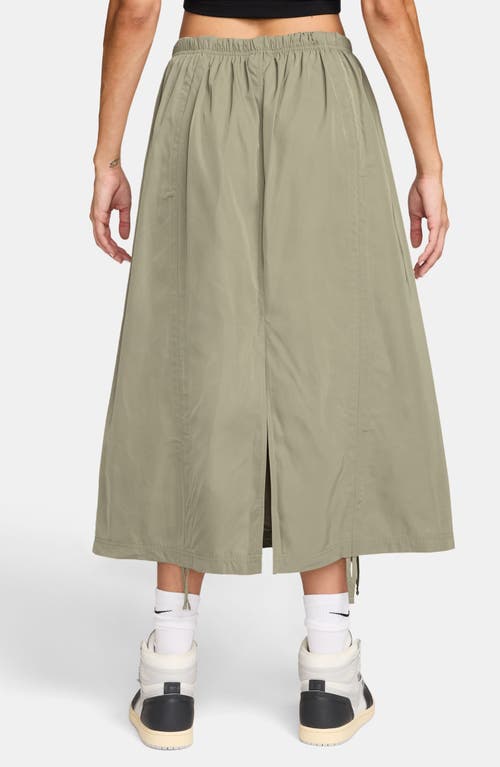 Jordan Parachute Skirt In Green