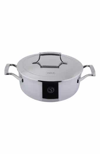 SAVEUR SELECTS 4 qt. 25cm Chef's Pan with Stainless Steel Cover