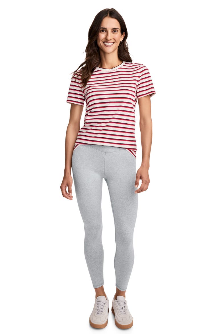 Women's Cotton Stretch Legging, Alternate, color, Light Grey