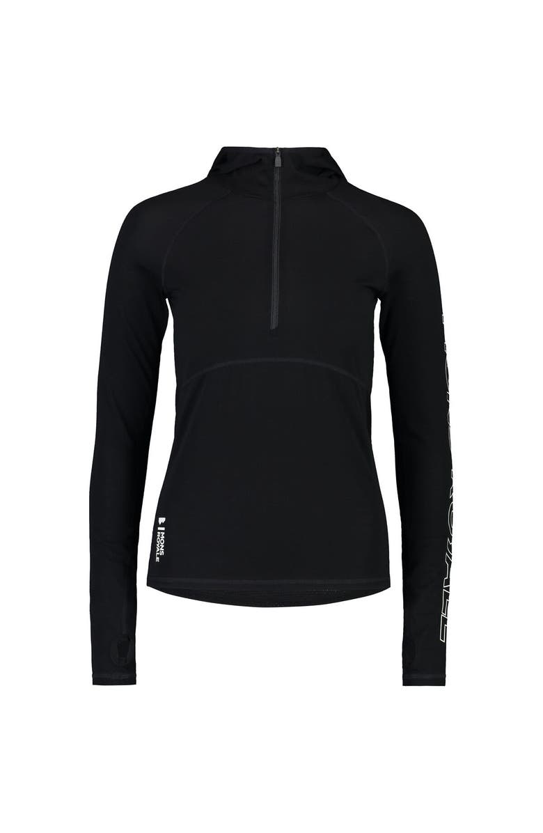 Mons Royale Bella Tech Hooded Top - Women's, Alternate, color, Black