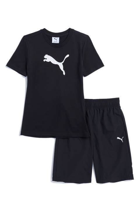 Kids' Logo Graphic T-Shirt & Shorts Set (Big Kid)