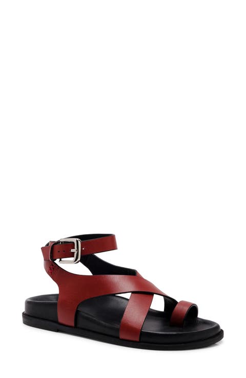 Anya Ankle Strap Toe Loop Sandal (Women)