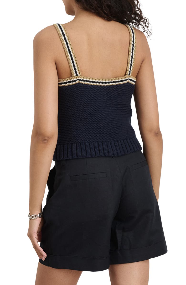 Alex Mill Emmy Cotton Cami, Alternate, color, Dark Navy Combo