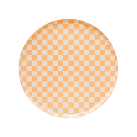 Checkered Dessert Plates
