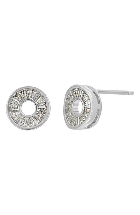 Circle of Life Diamond Stud Earrings