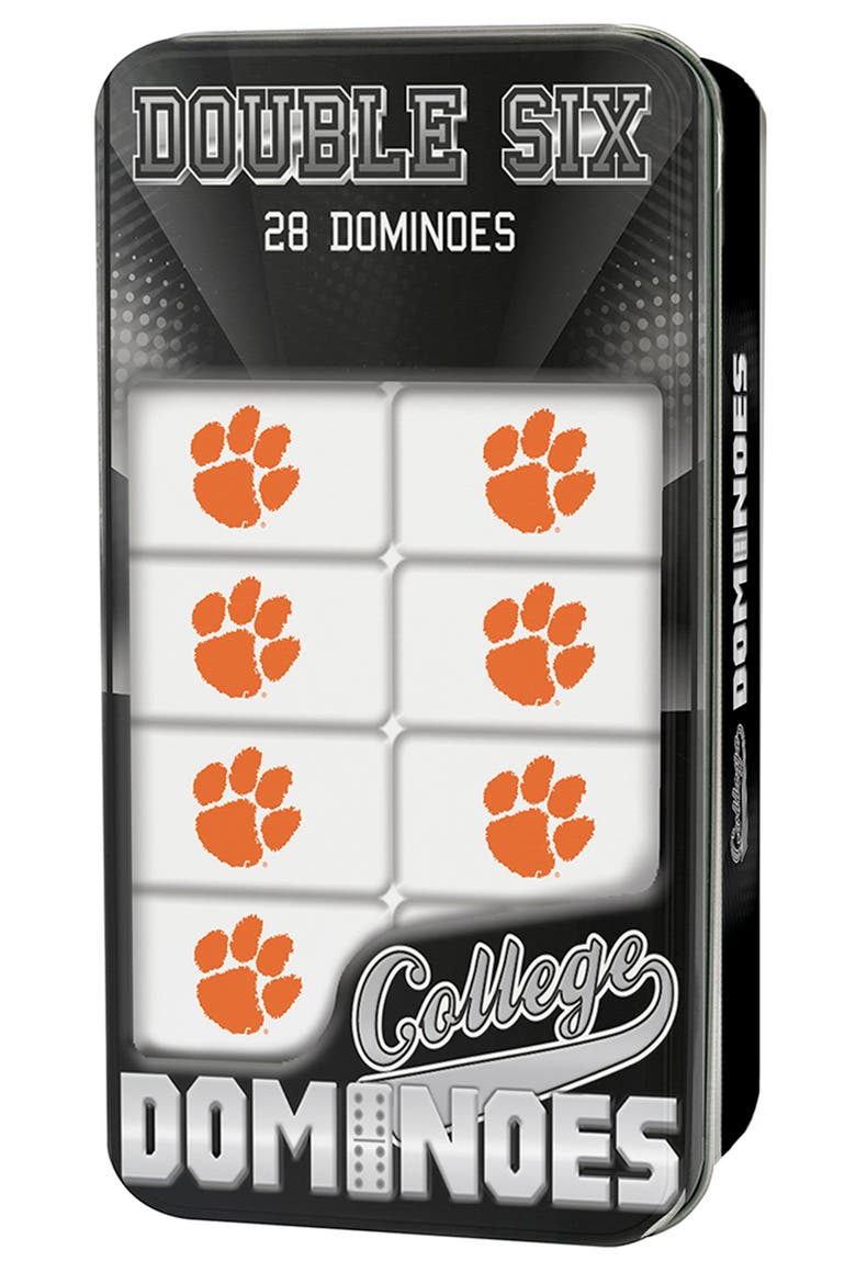 Clemson Tigers Dominoes, Main, color, Multicolor