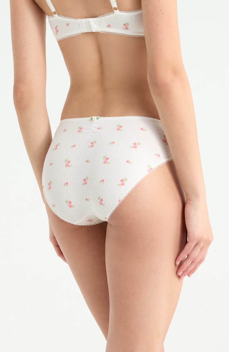 Etam Sleepover Briefs, Alternate, color, Print Ecru Backgr