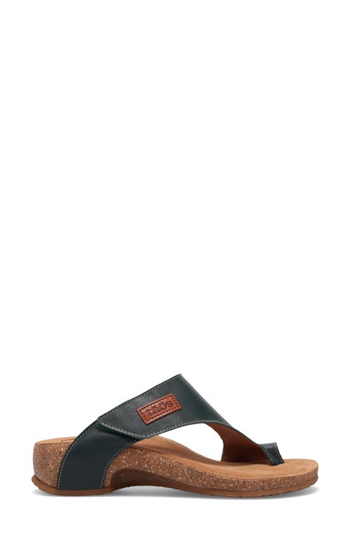 Taos Loop Toe Loop Sandal In Green