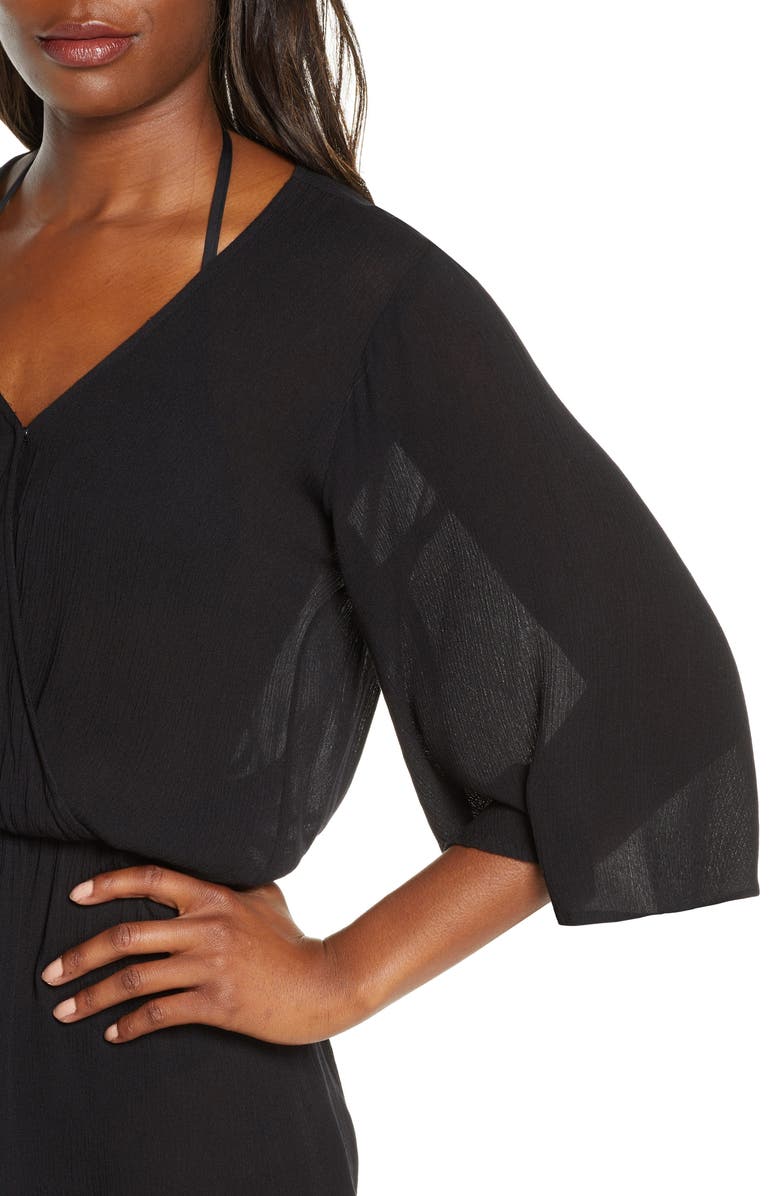 Elan Stripe Cover-Up Romper, Alternate, color,