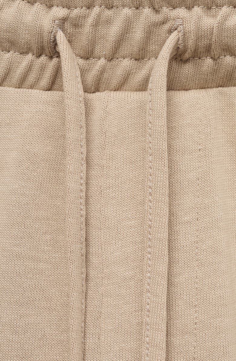 MANGO Drawstring Cotton Bermuda Short, Alternate, color, Ecru