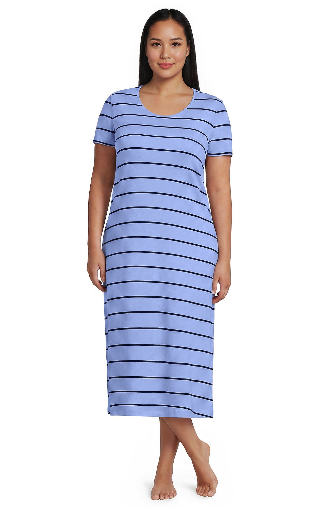 Clear Blue Sky/Navy Stripe