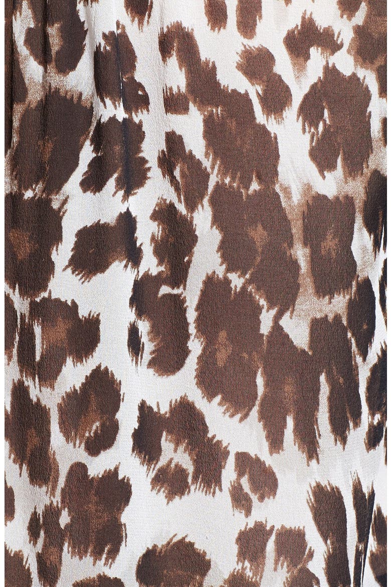 'Harlow' Woven Blouse, Alternate, color, SNOW CHEETAH