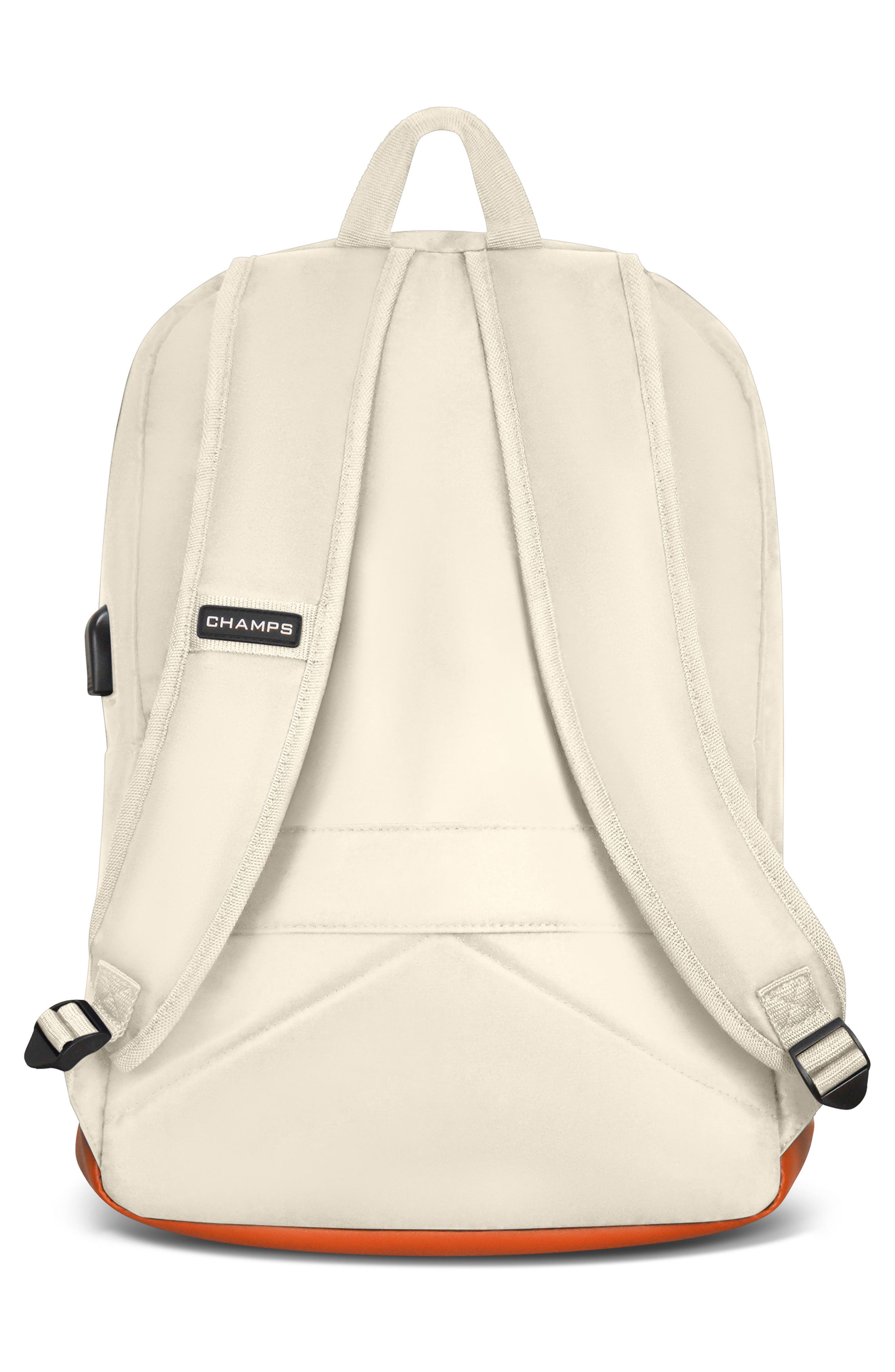 CHAMPS Water Resistant Nylon Backpack, Alternate, color, Ivory