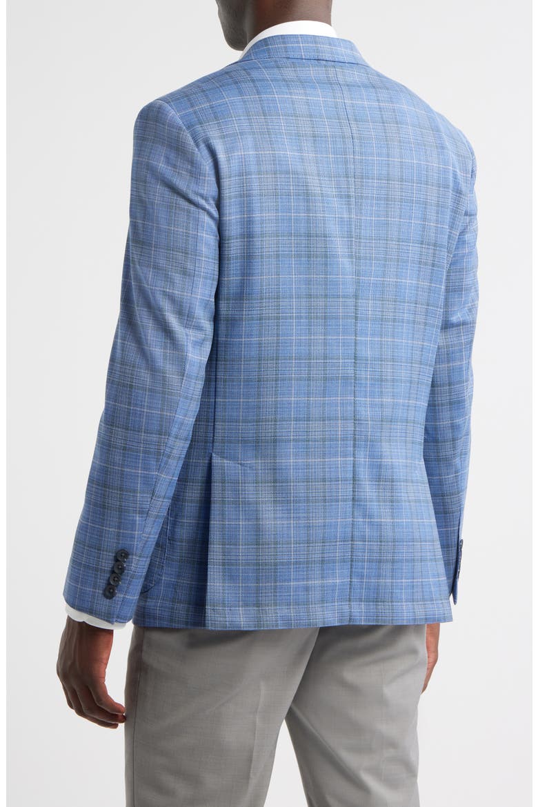 Azzur Plaid Wool Sport Coat, Alternate, color, BLUE AZZURRA TEXTURE PLAID