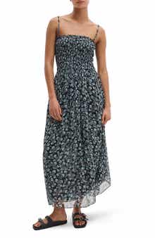 Hallie Floral Print Sleeveless Maxi Dress