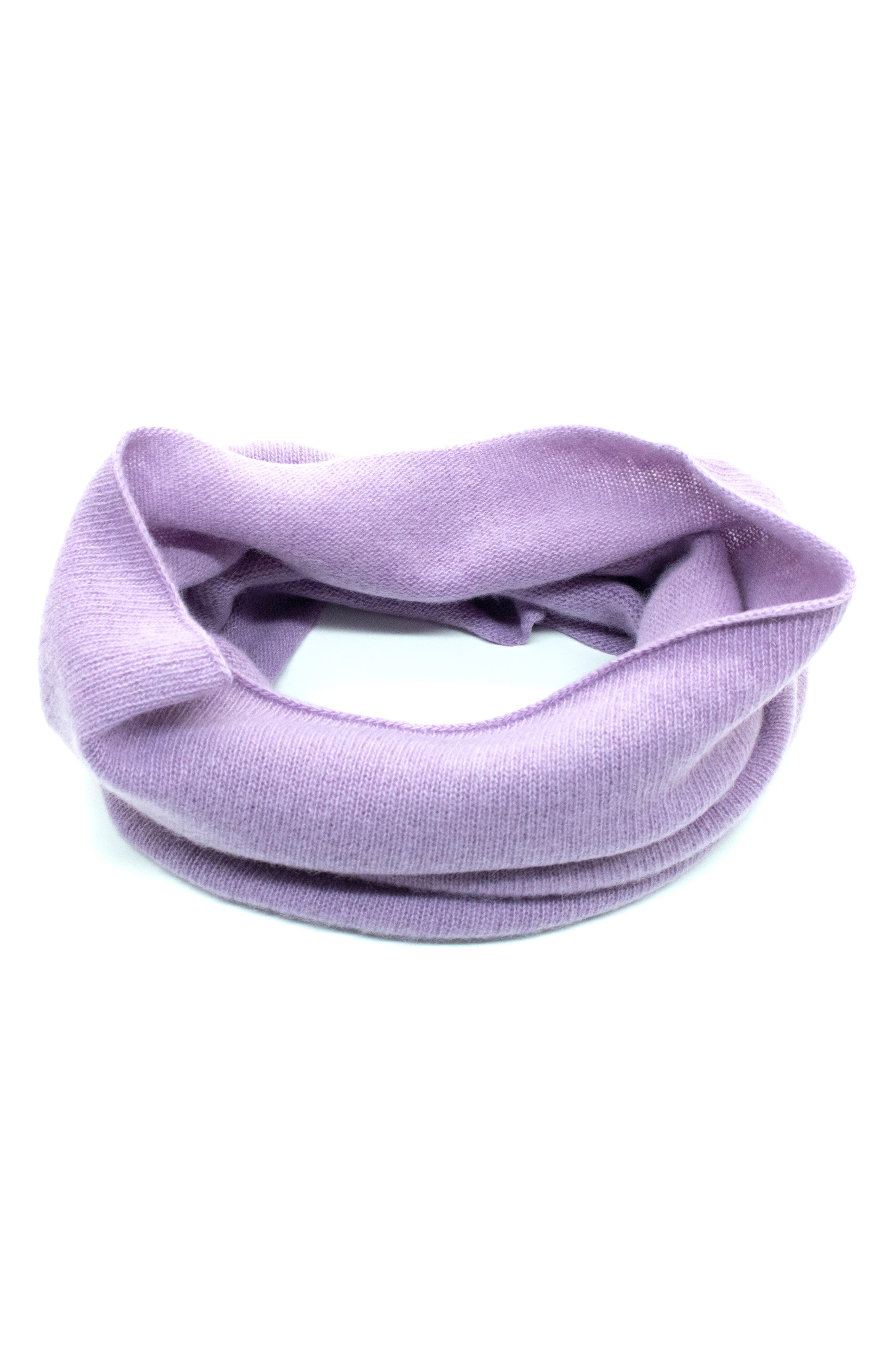 Portolano Cashmere Neck Warmer In Purple