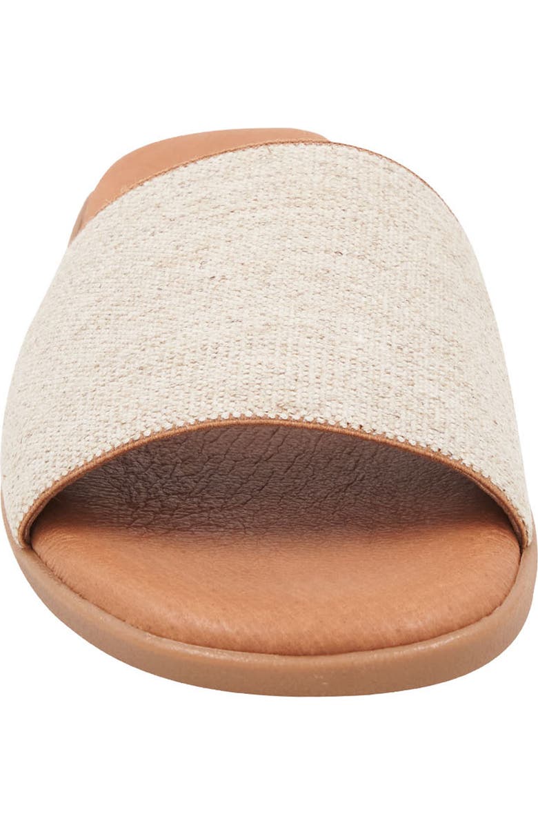 André Assous Paloma Slide Sandal, Alternate, color, Beige Linen