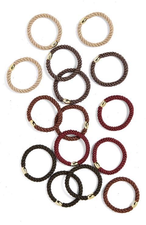 Grab & Go Set of 15 Assorted Ponytail Holders