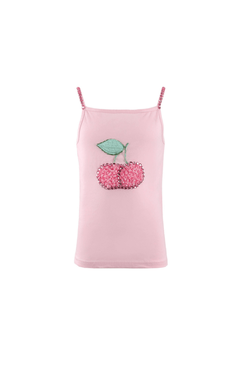 Lola + The Boys Gem Cherry Tank, Main, color, Pink