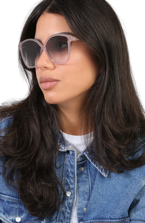 Illesteva Nancy Sunglasses In Thistle/grey
