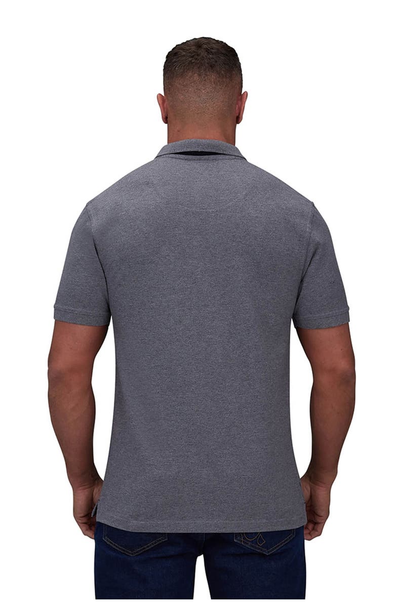 Raging Bull Short Sleeve Cotton Polo Shirt, Alternate, color, Grey Marl