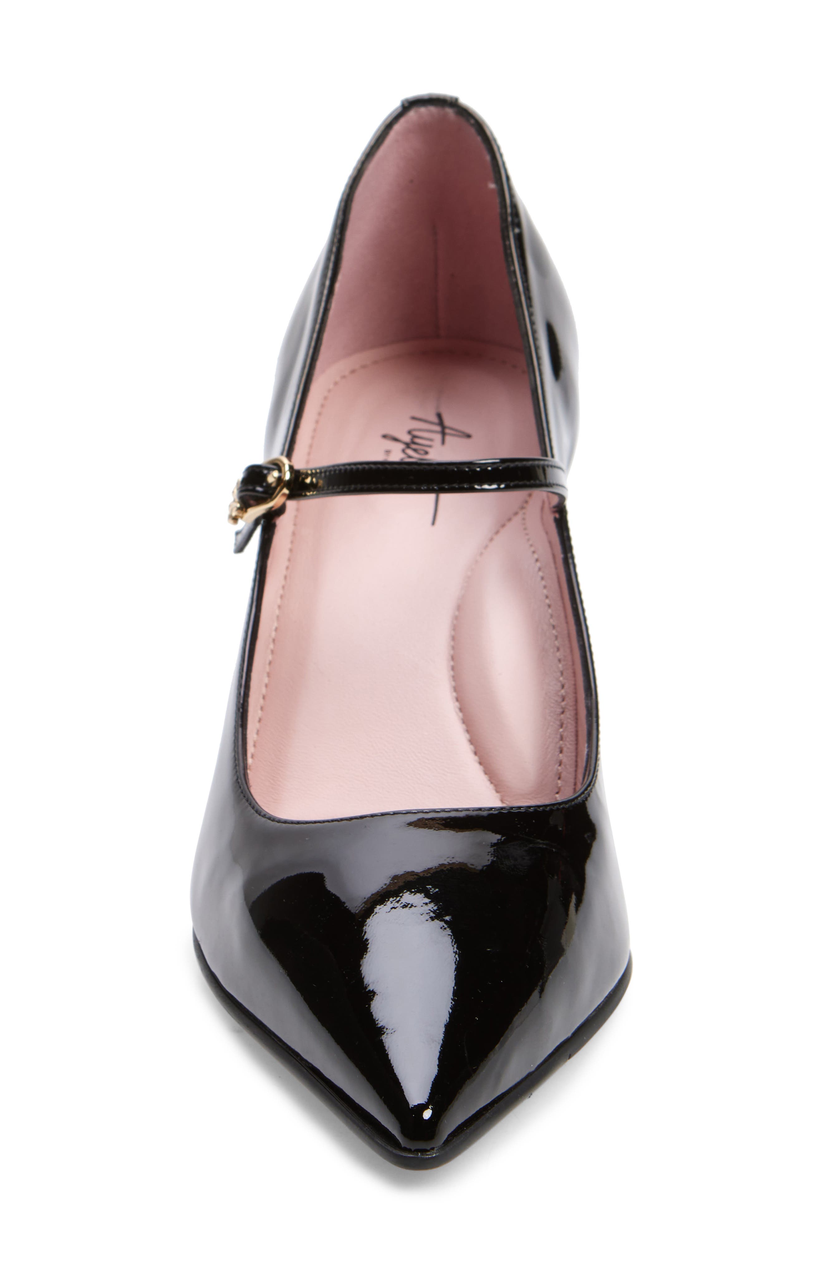 Naot Penny Pointed Toe Pump, Alternate, color, Blackc Classic Patent