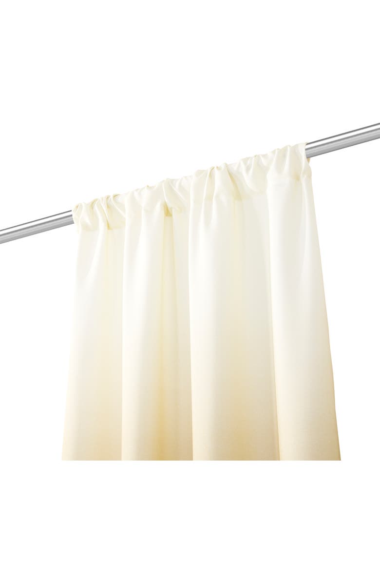 DAINTY HOME Shades Set of 2 Ombré Panel Curtains, Alternate, color, Gold
