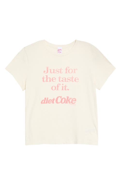 Re/done Classic Diet Coke Graphic T-shirt In Red