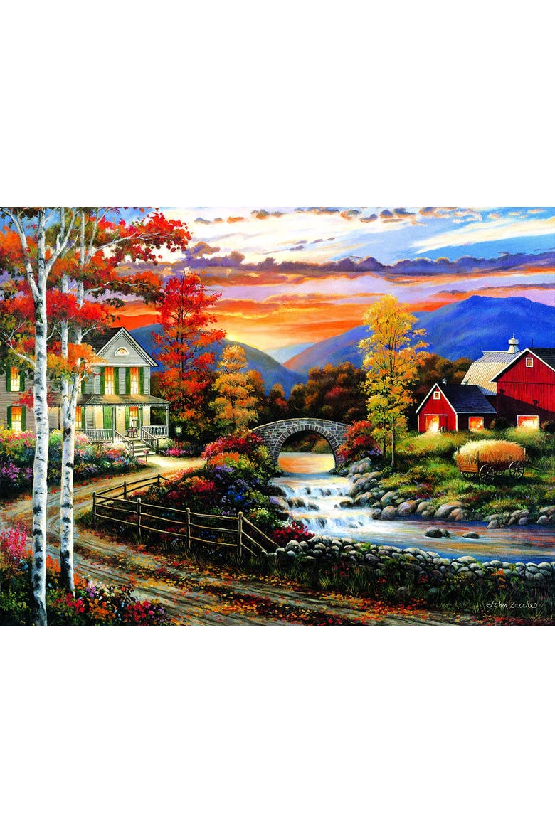 Babbling Creek Road 300 piece Jigsaw Puzzle for Adults, Alternate, color, Multicolor