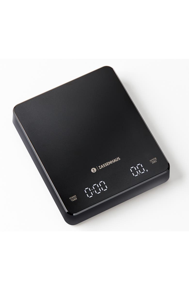 ZASSENHAUS Expert Digital Coffee Scale, Measures 1/10 Gram to 6.6 Pounds, Main, color, Black