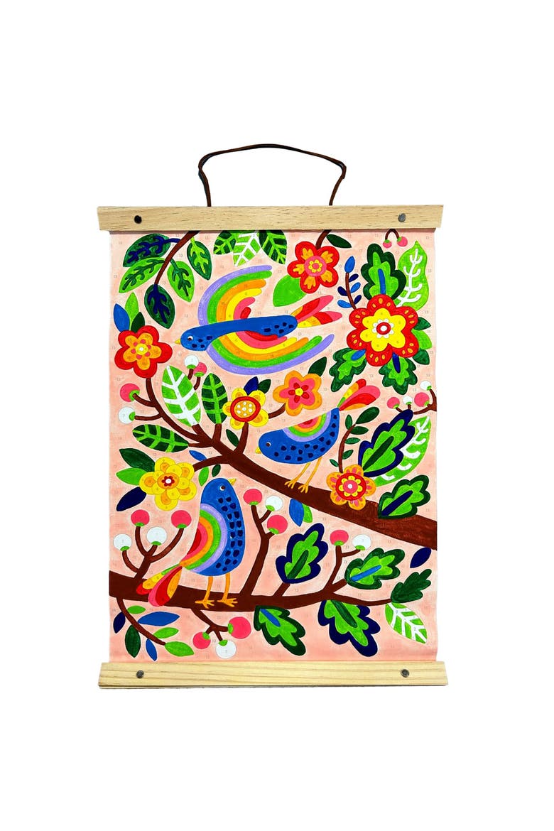 Paintology Paint By Number Birds Canvas Kit, Alternate, color, Multicolored
