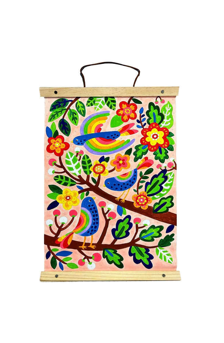 OOLY Paintology Paint By Number Birds Canvas Kit, Alternate, color, Multicolored