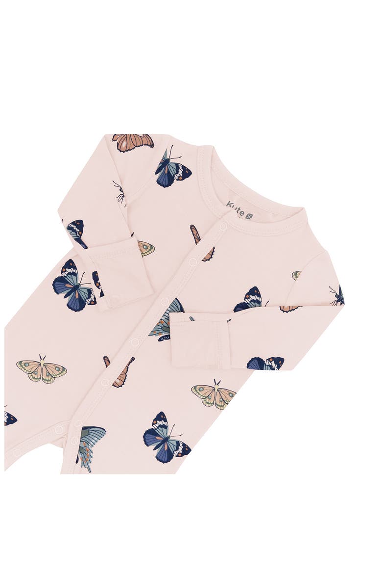 Blush Butterfly Snap-Up Romper, Alternate, color, BLUSH BUTTERFLY