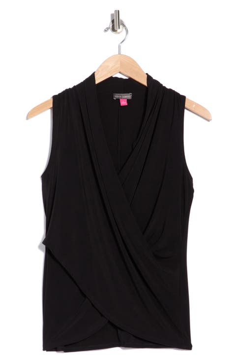 Crossover Faux Wrap Tank