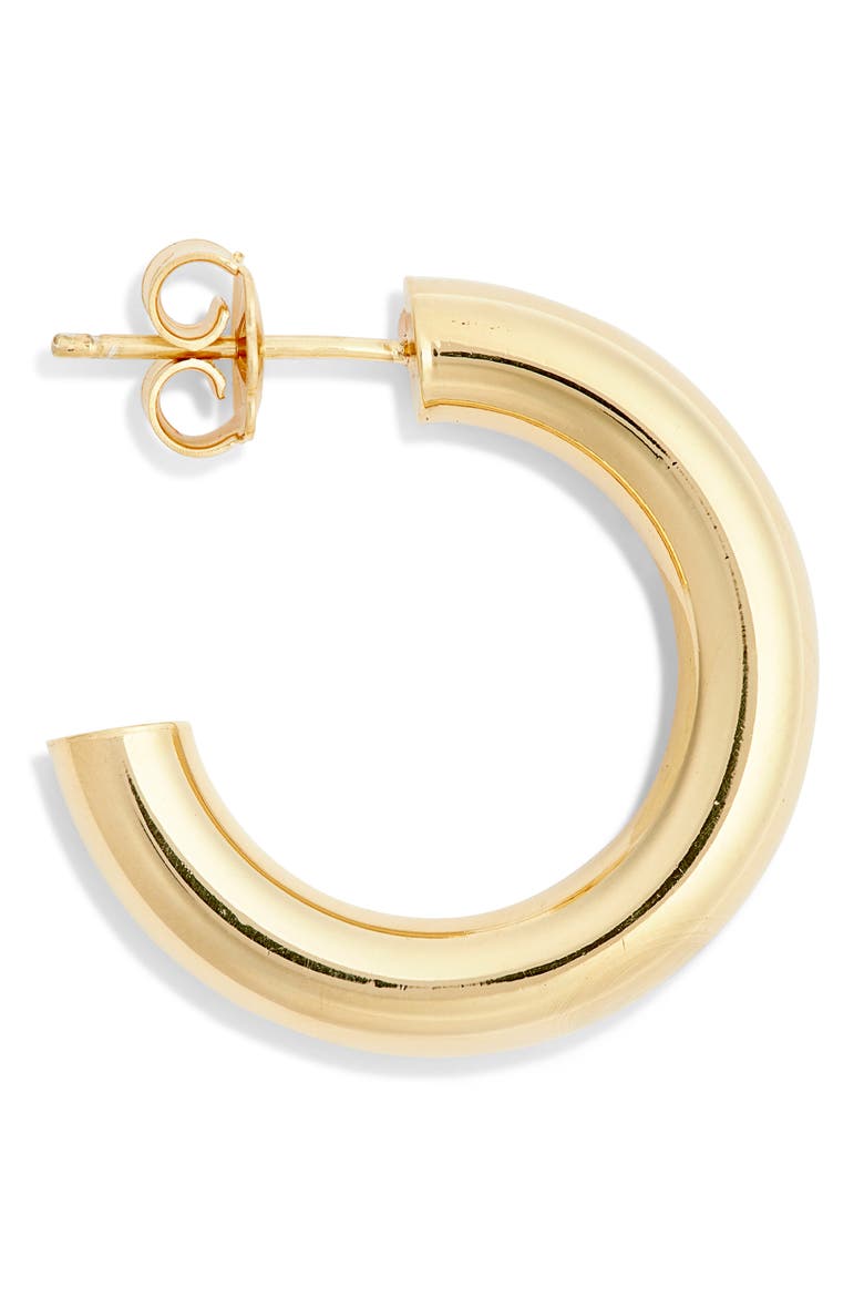 Lou Hoop Earrings, Alternate, color, YELLOW GOLD VERMEIL