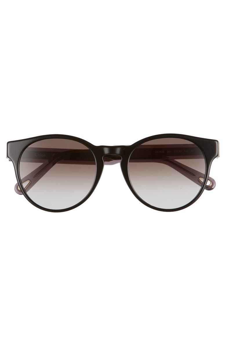 Chloé Willow 52mm Round Sunglasses, Alternate, color,