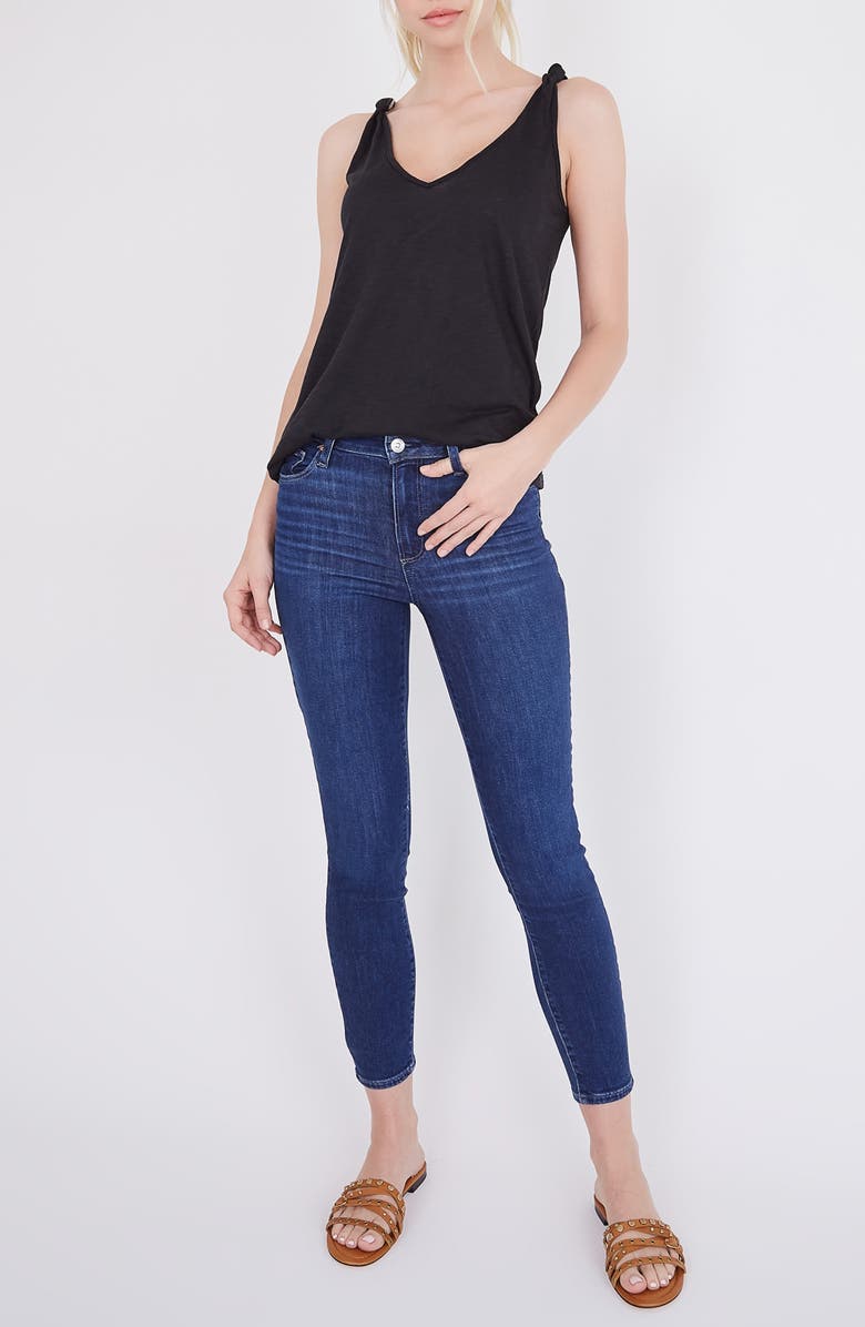 PAIGE Hoxton Crop Skinny Jeans, Alternate, color, 