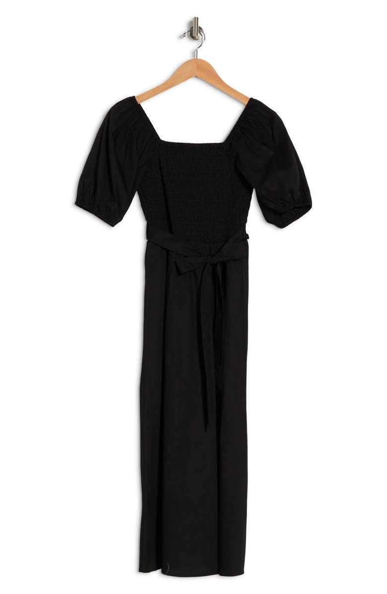 Kensie Puff Sleeve Midi Dress, Alternate, color, 