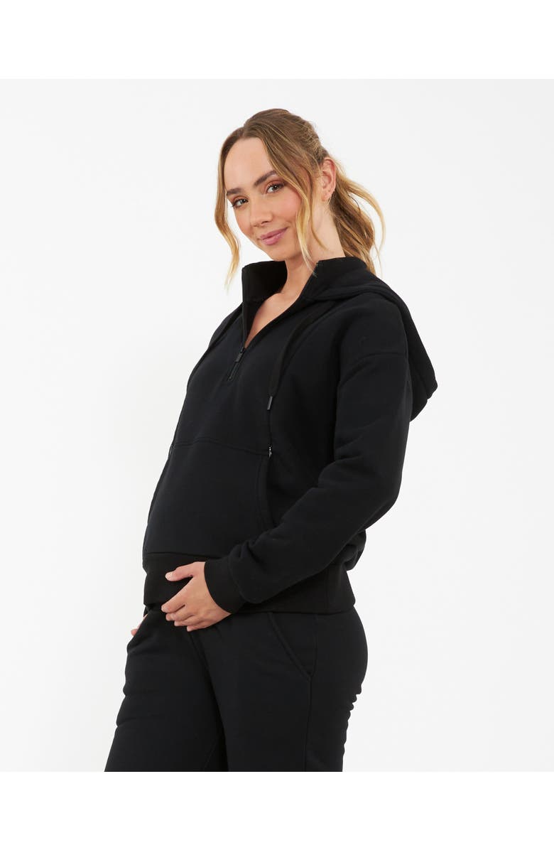 Ripe Maternity Nicky Nursing Hoodie  Black, Alternate, color, Black