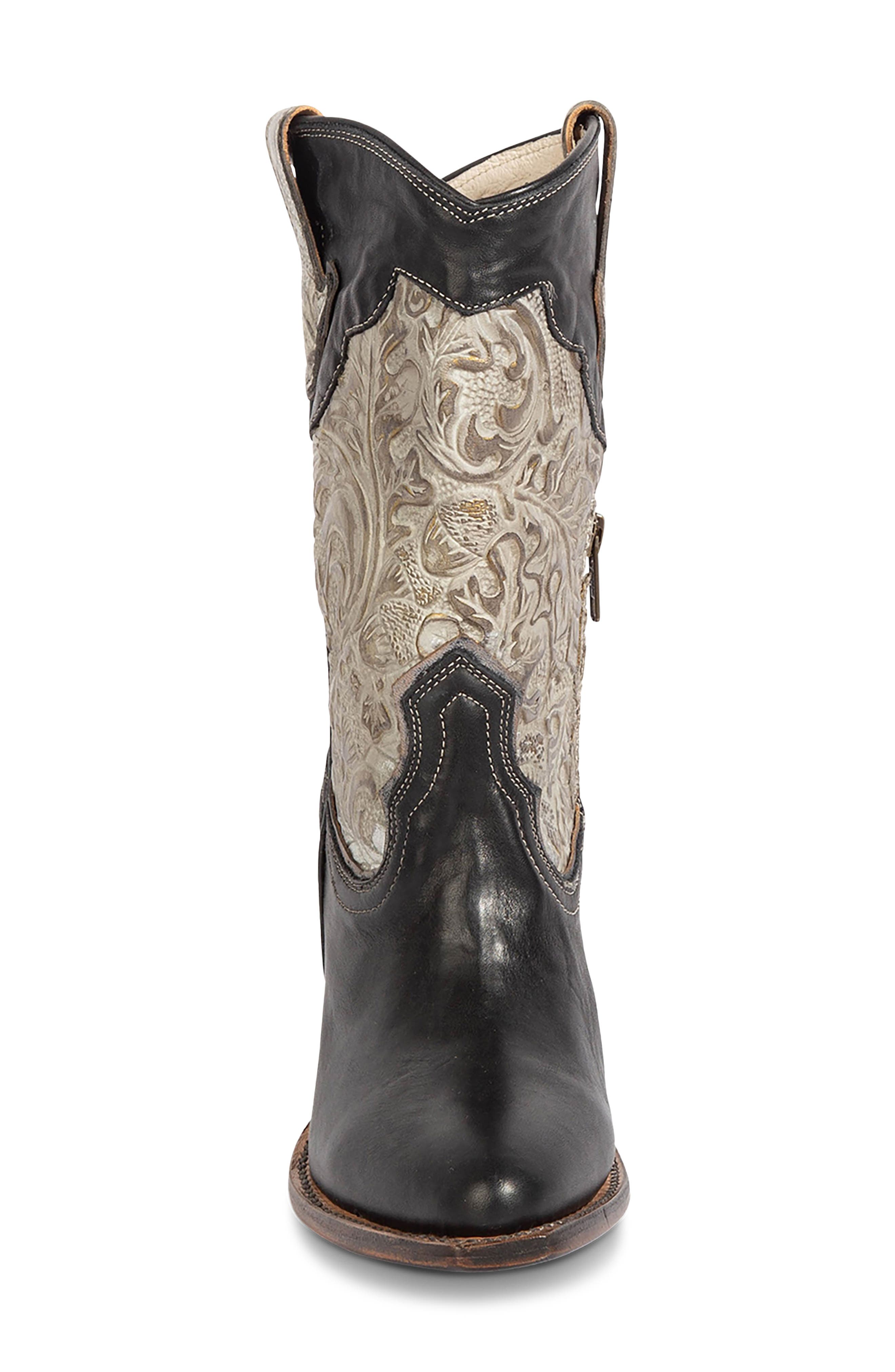 Loretta Western Boot, Alternate, color, BLACK