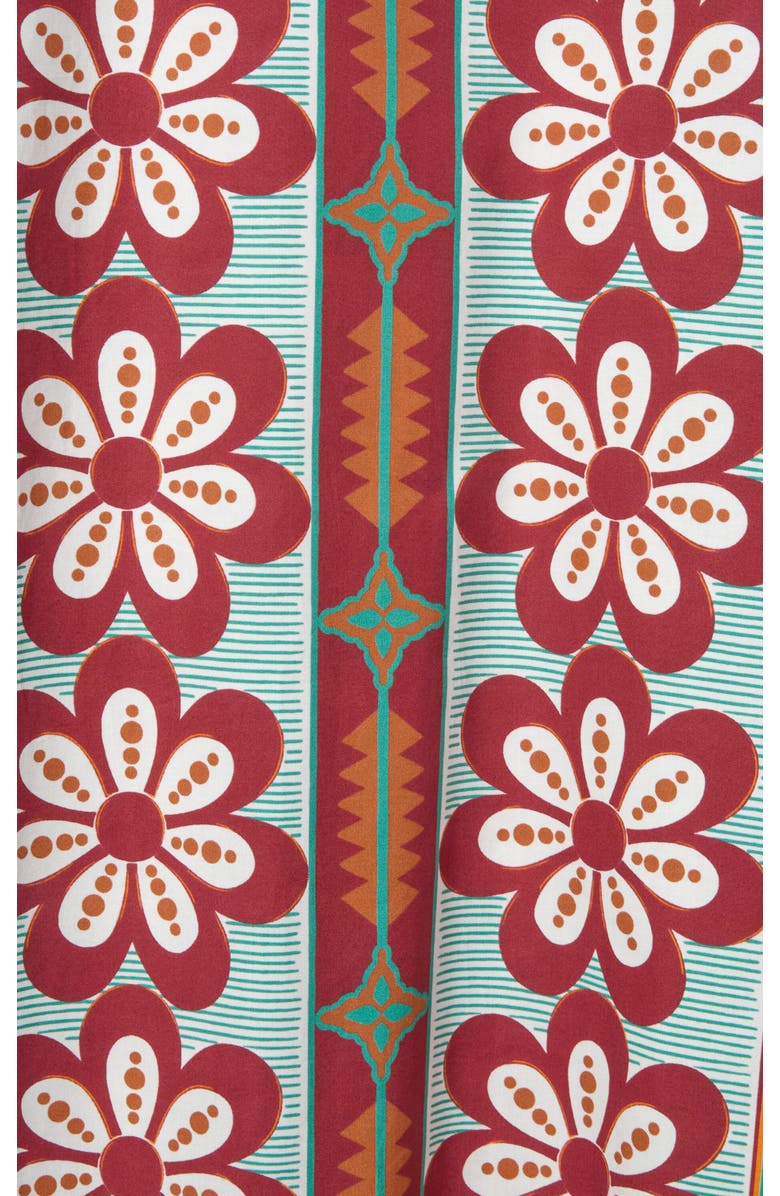 La DoubleJ Sundowner Tunic Pagoda Placée Rust, Alternate, color, 