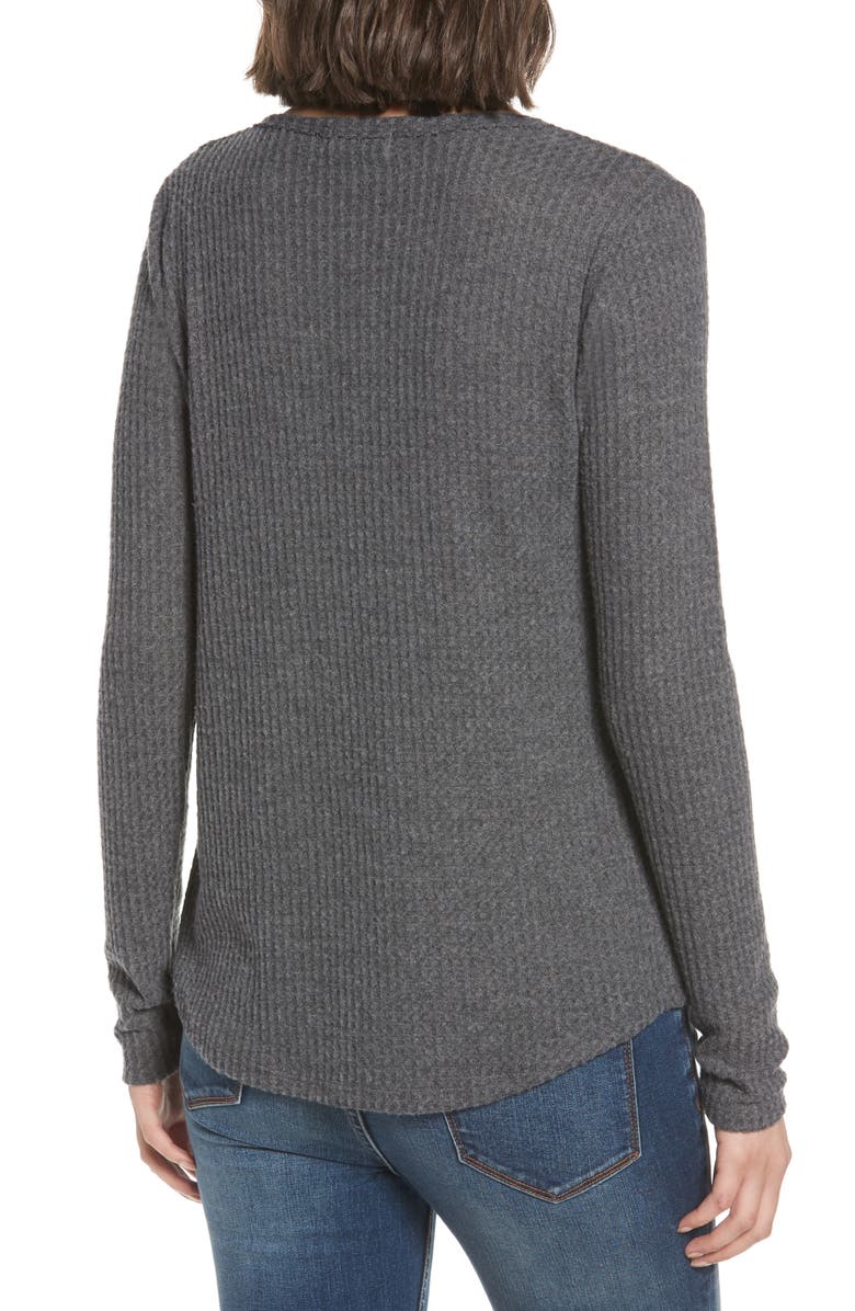 Socialite Thermal Henley Top, Alternate, color, 