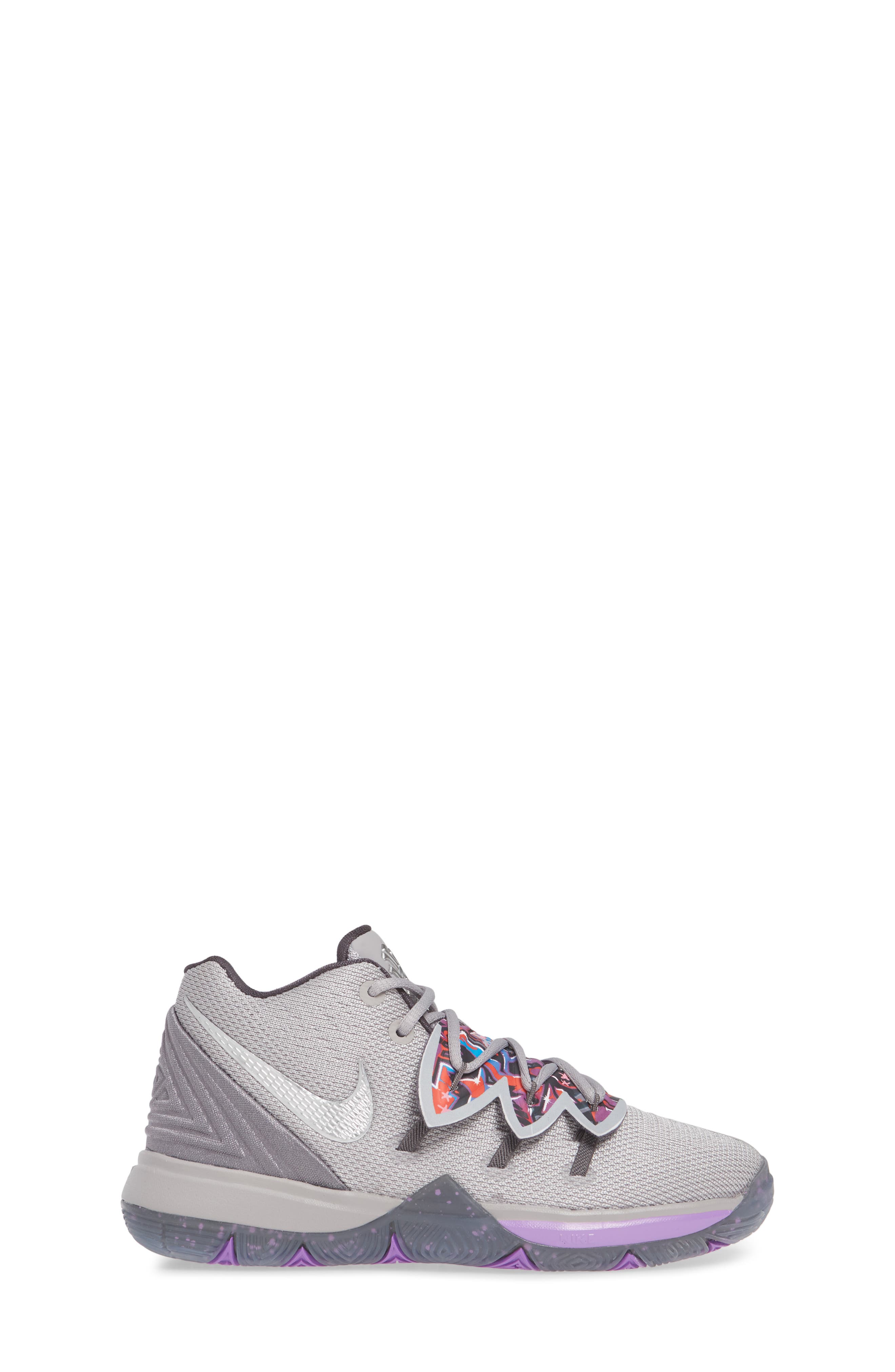 Kyrie 5 Basketball Shoe, Alternate, color, ATMOSPHERE GREY/ METALLI