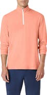Bugatchi Quarter Zip Performance Pullover