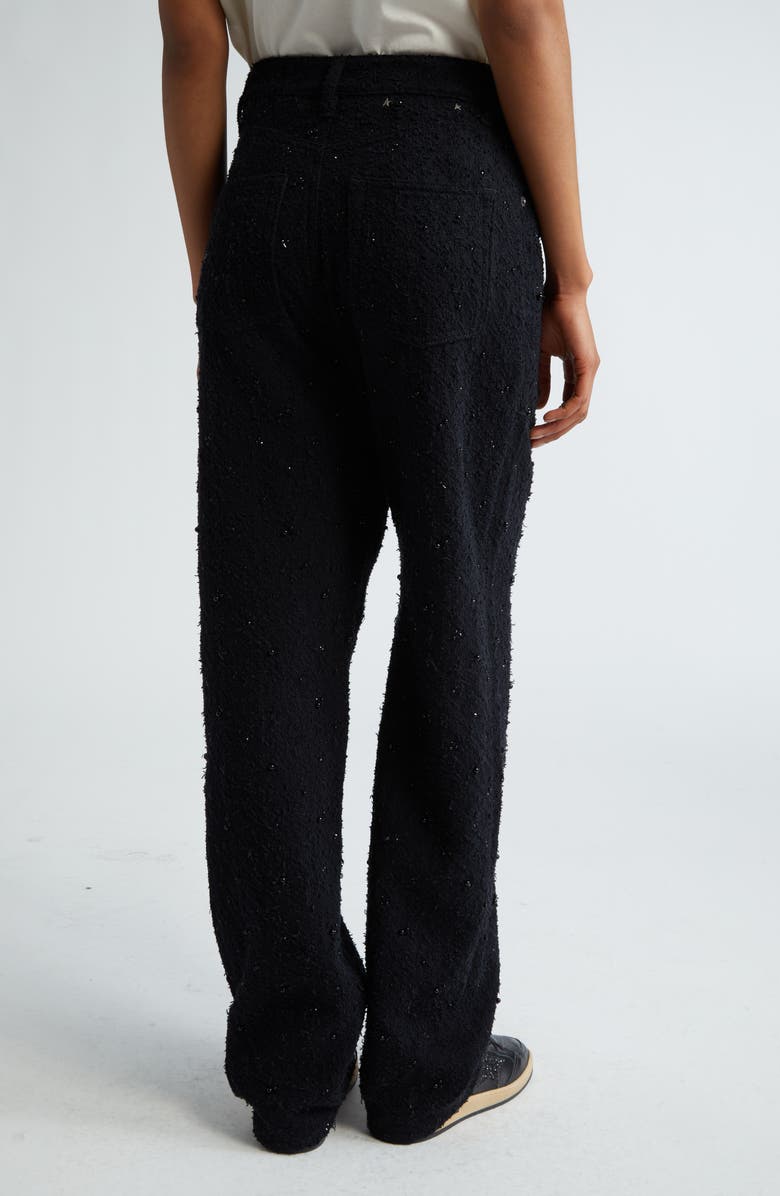 Golden Goose Journey Beaded Laser Cut Bouclé Pants, Alternate, color, 