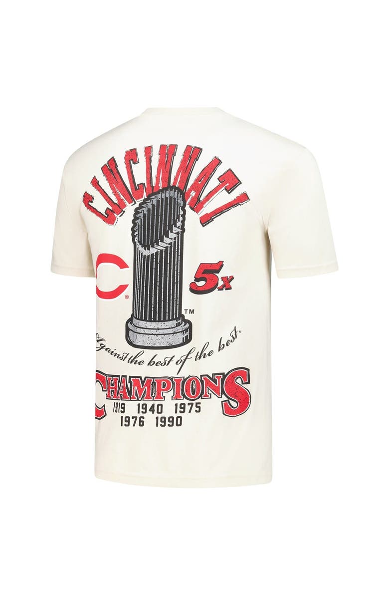 Mitchell & Ness Men's Mitchell & Ness Cream Cincinnati Reds Legacy Defined T-Shirt, Alternate, color,