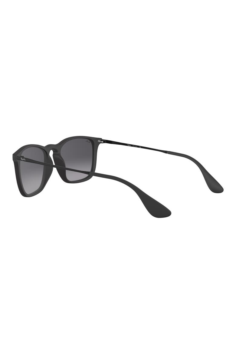 54mm Square Sunglasses, Alternate, color, BLACK